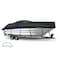 Eevelle Boat Cover CABIN CRUISER Inboard Fits 31ft 6in L up to 120in W Charcoal SCHPCBN31120-CHL - alternate 1